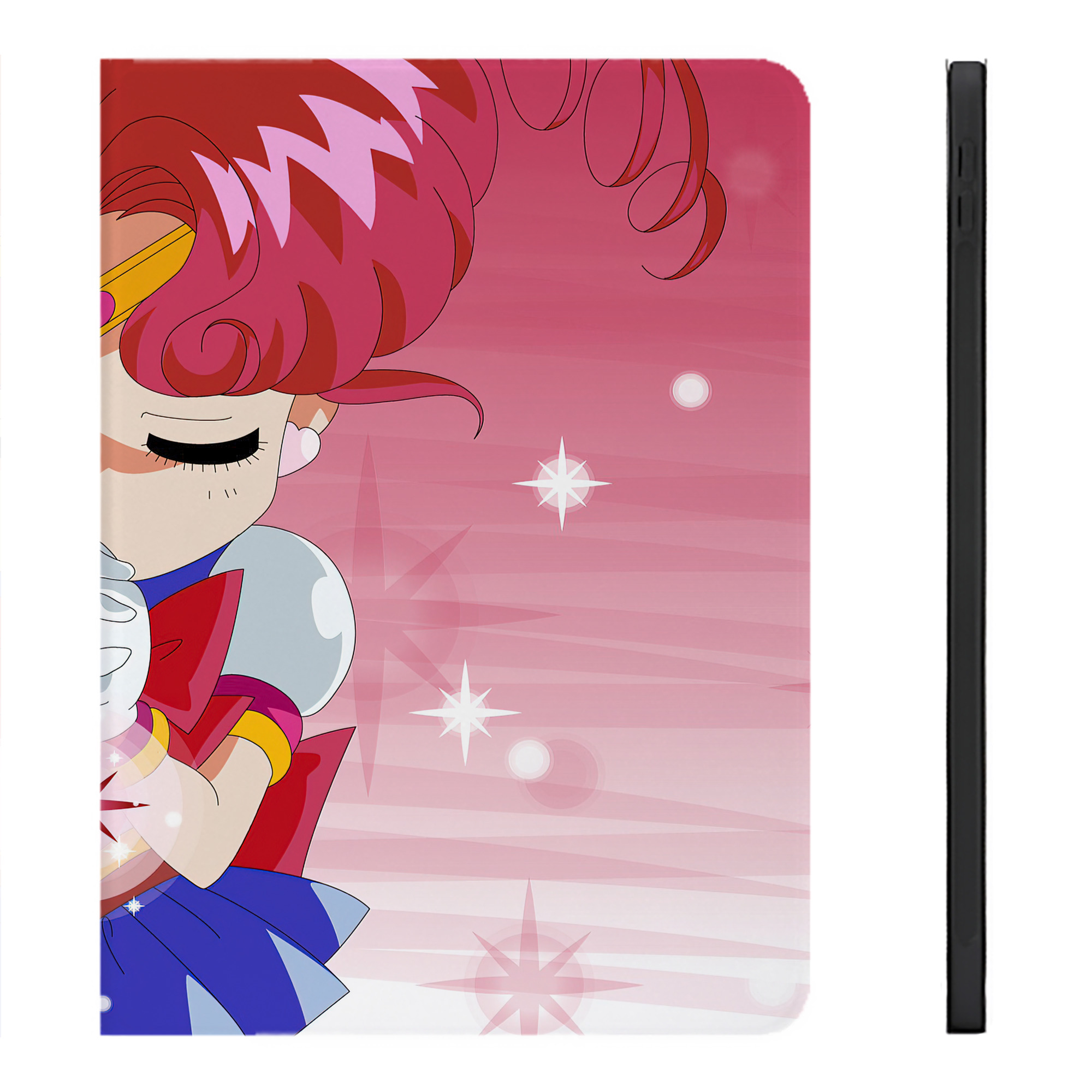 （画像用） 美少女戦士セーラームーン Sailor Moon IPadケース ペンホルダー付き ブックスタイルデザイン